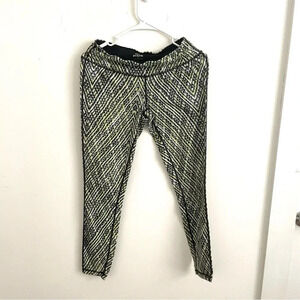 prAna Maison geometric print green leggings S
